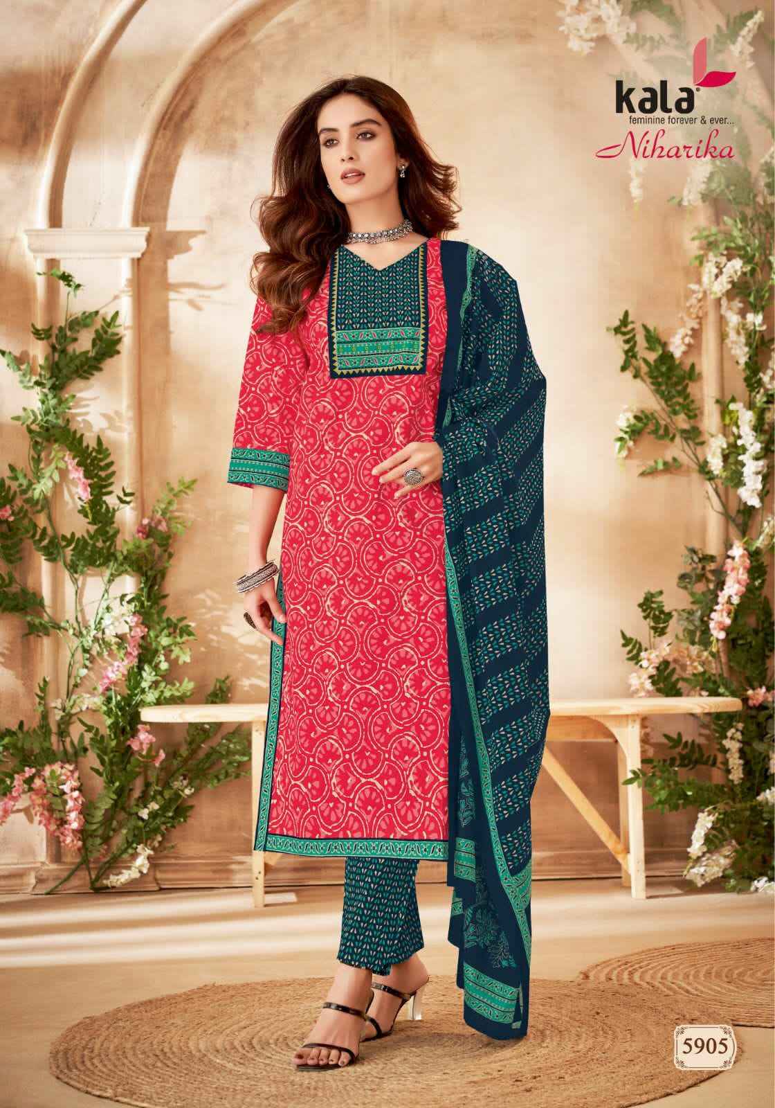 Kala Niharika Vol-2 Cotton Dress Material (12 pcs Catalogue)