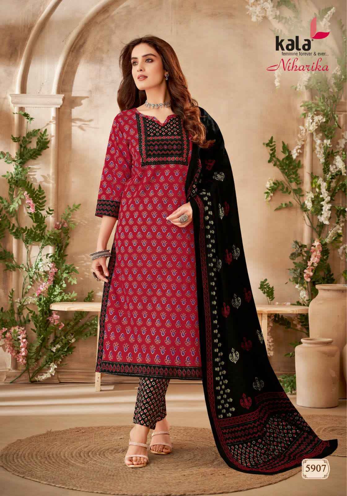 Kala Niharika Vol-2 Cotton Dress Material (12 pcs Catalogue)