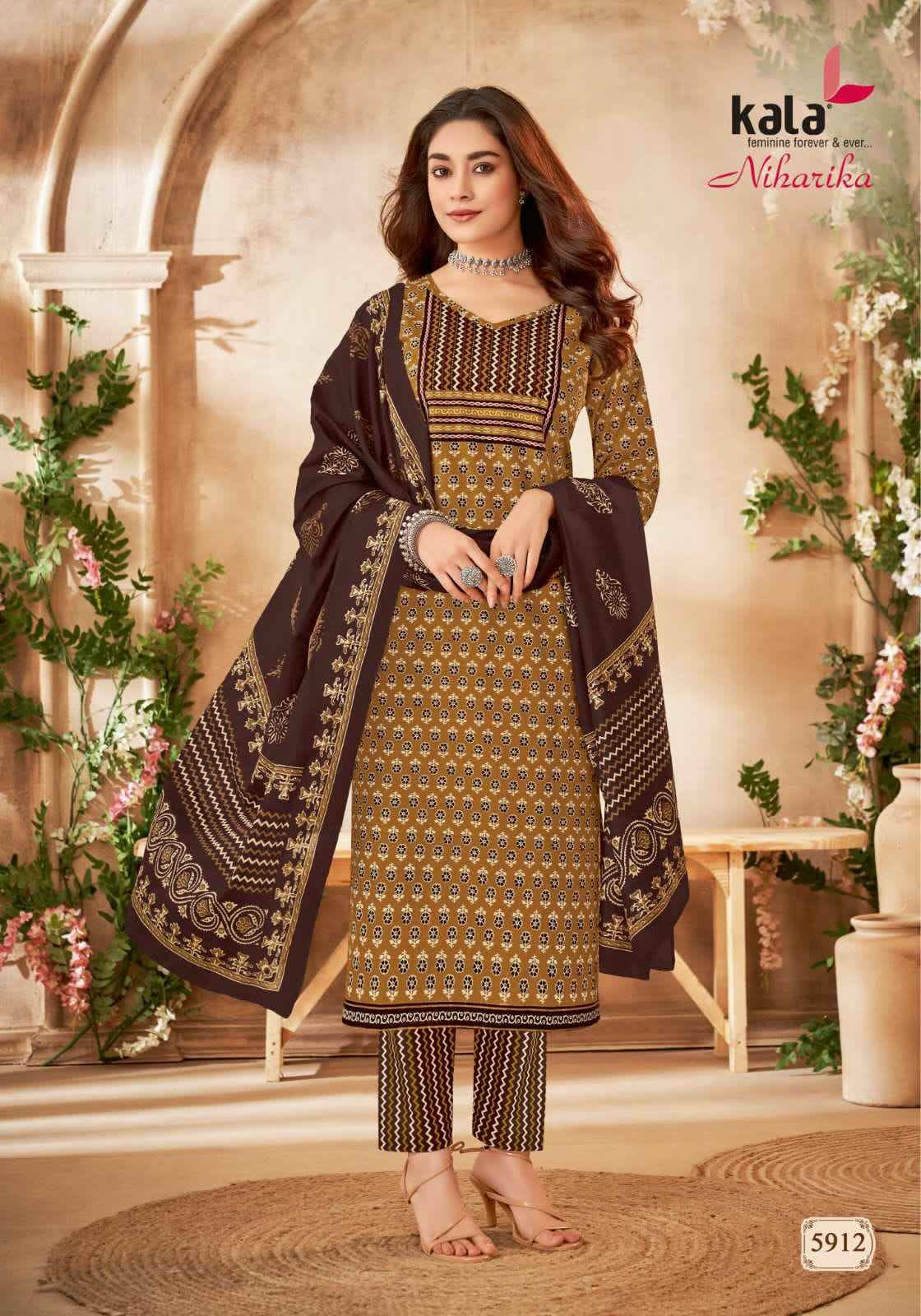 Kala Niharika Vol-2 Cotton Dress Material (12 pcs Catalogue)