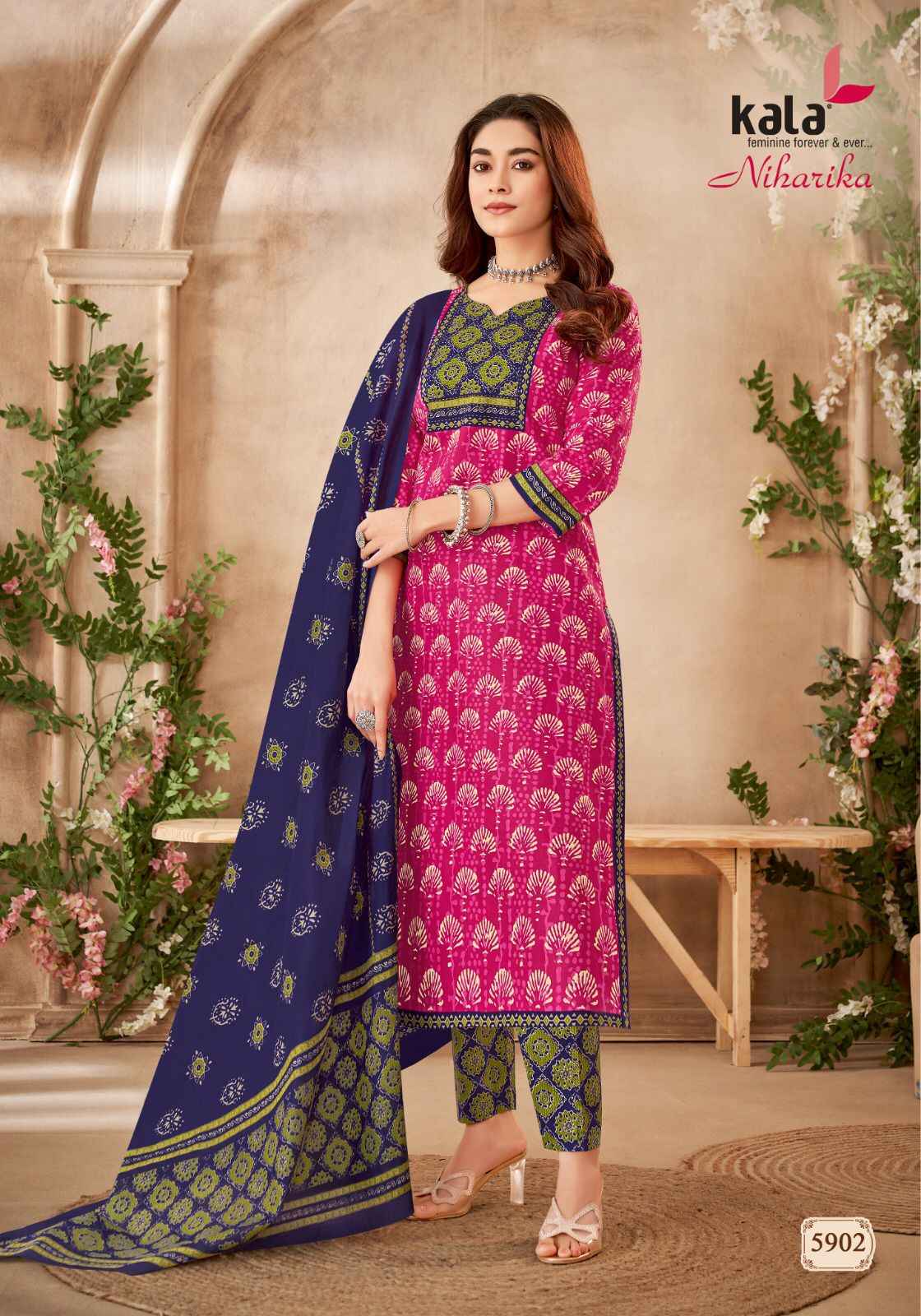 Kala Niharika Vol-2 Cotton Dress Material (12 pcs Catalogue)