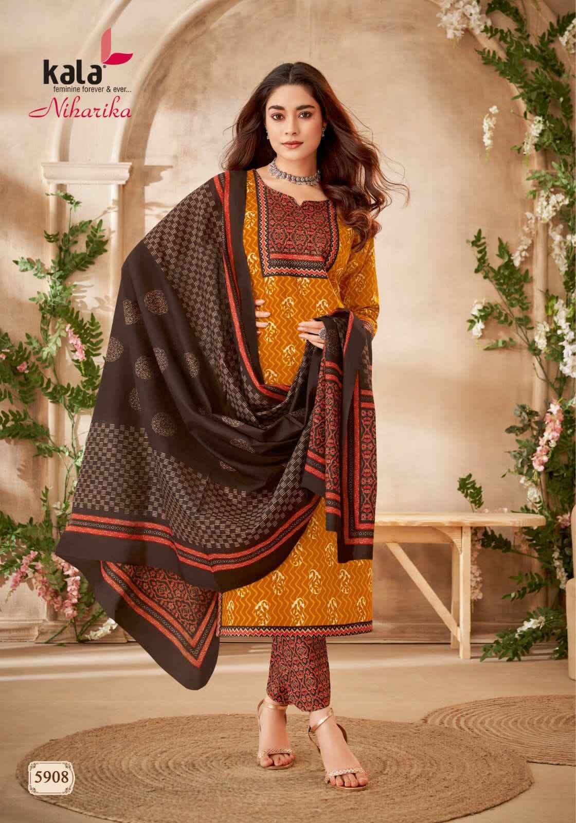 Kala Niharika Vol-2 Cotton Dress Material (12 pcs Catalogue)