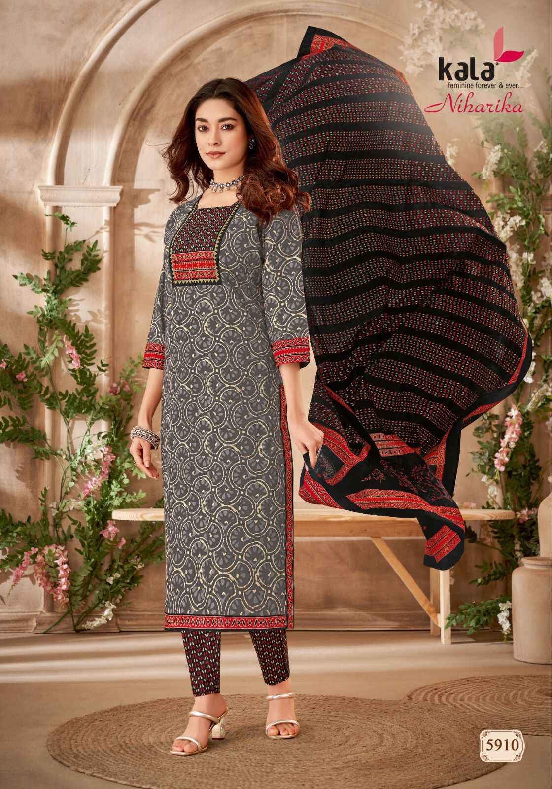 Kala Niharika Vol-2 Cotton Dress Material (12 pcs Catalogue)