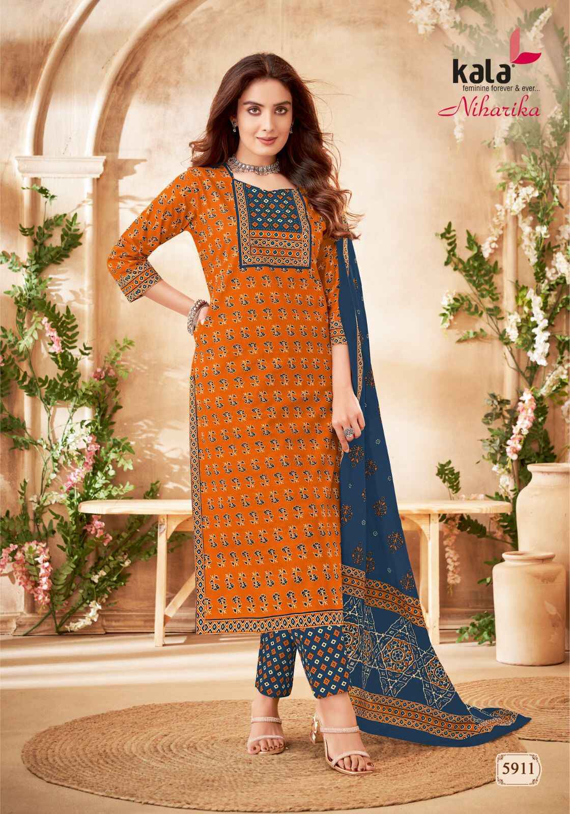 Kala Niharika Vol-2 Cotton Dress Material (12 pcs Catalogue)