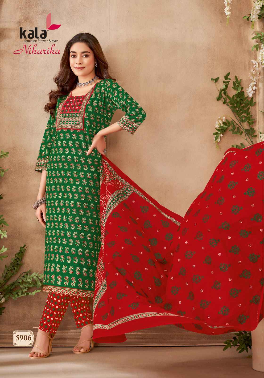 Kala Niharika Vol-2 Cotton Dress Material (12 pcs Catalogue)