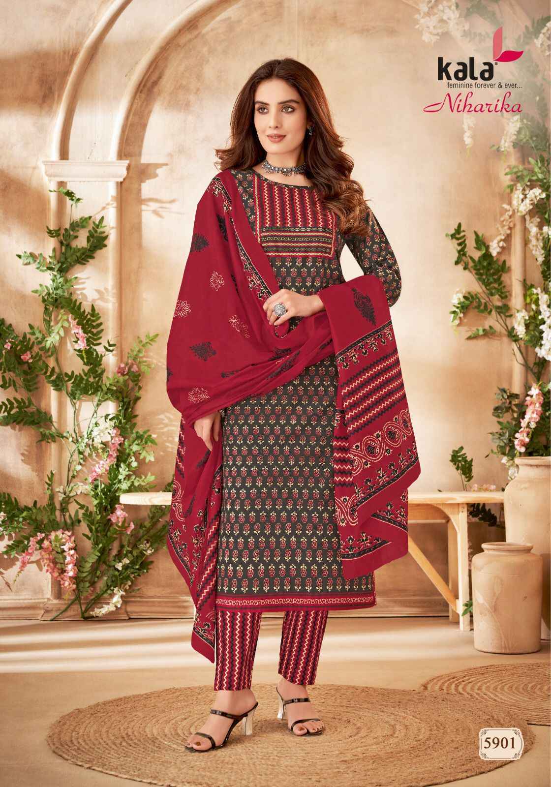 Kala Niharika Vol-2 Cotton Dress Material (12 pcs Catalogue)