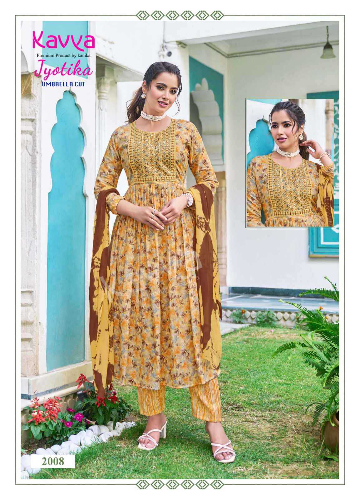 Kavya Jyotika Vol 2 Umbrella Cut Readymade Suit Wholesale Online Mumbai