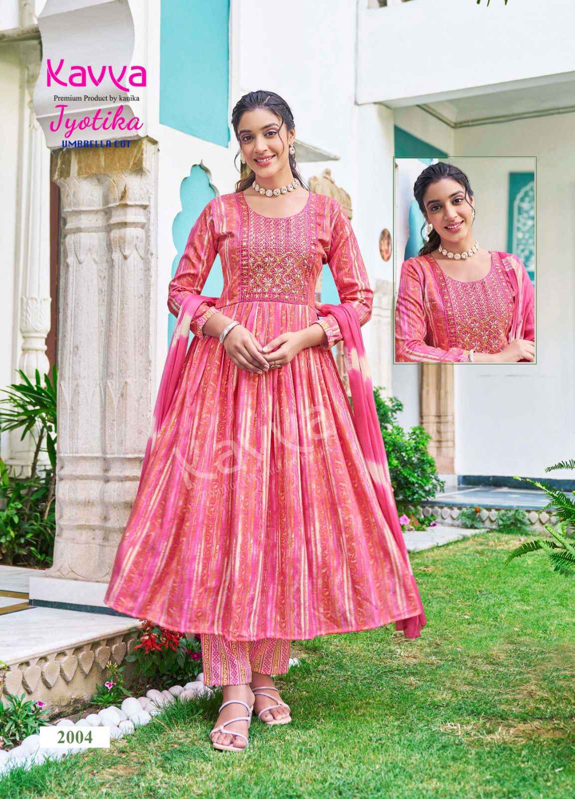 Kavya Jyotika Vol 2 Umbrella Cut Readymade Suit Wholesale Online Mumbai