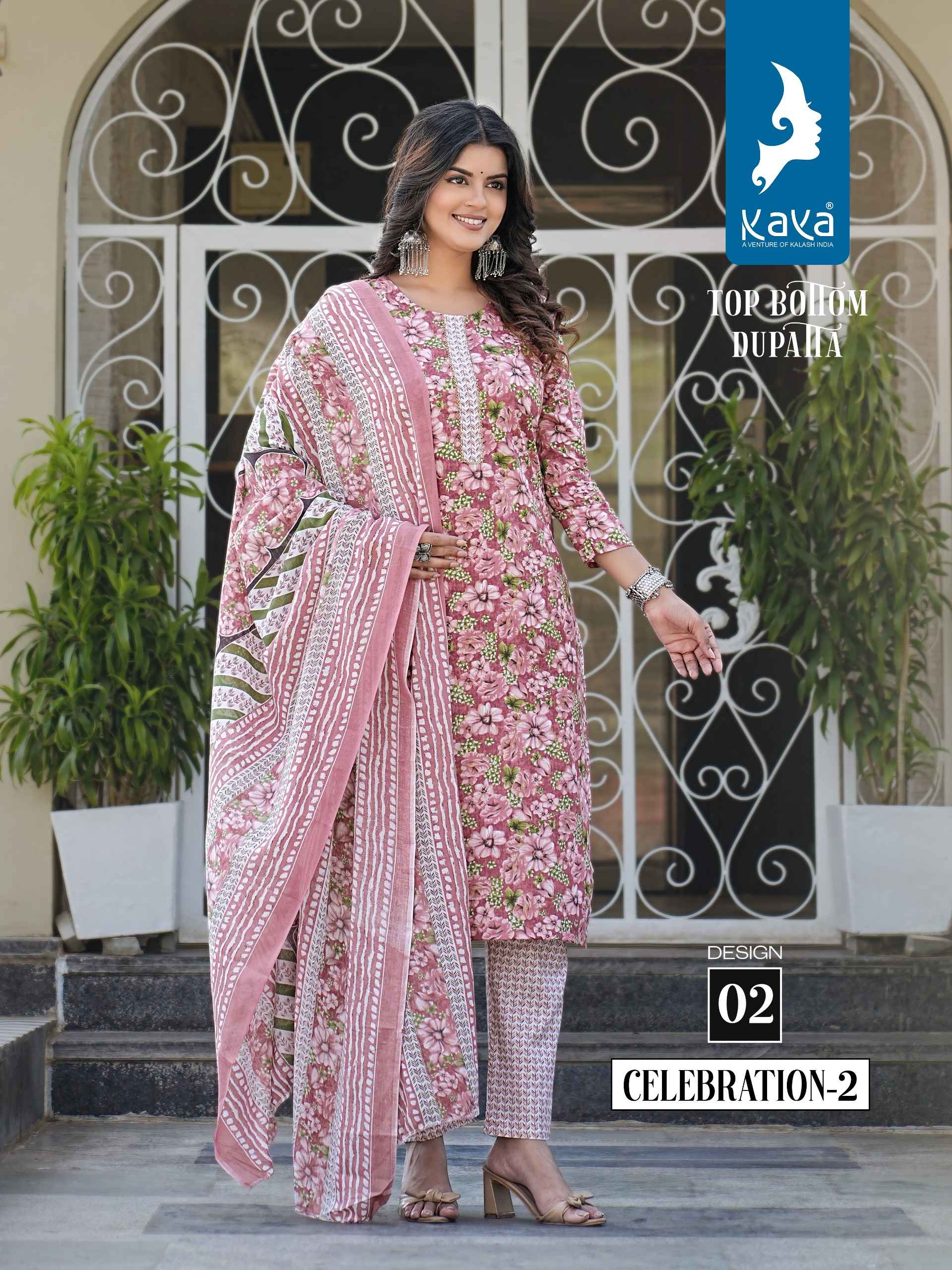 Kaya Celebration Vol-2 Cotton Readymade Suit  (8 pc Cataloge)