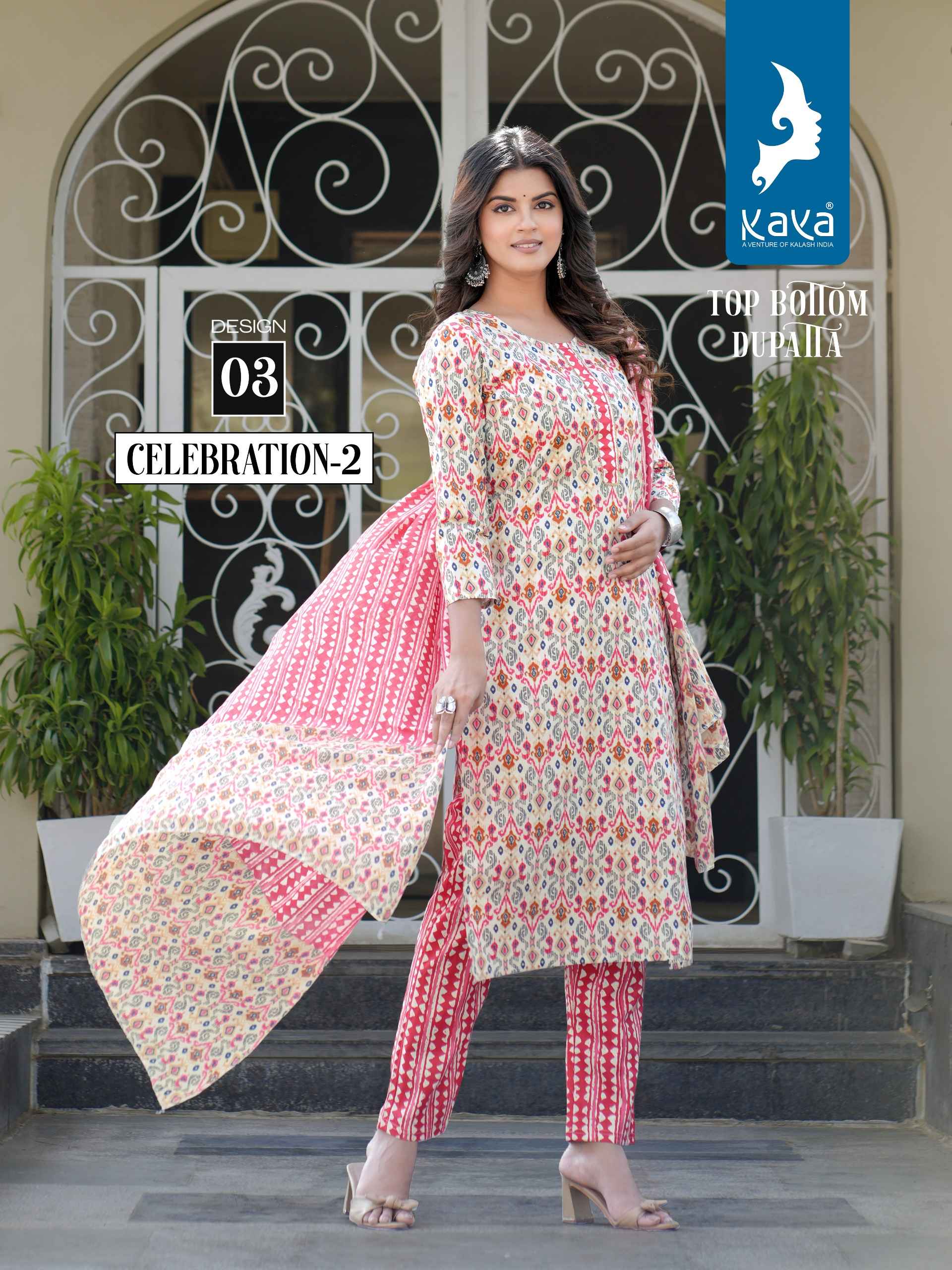 Kaya Celebration Vol-2 Cotton Readymade Suit  (8 pc Cataloge)