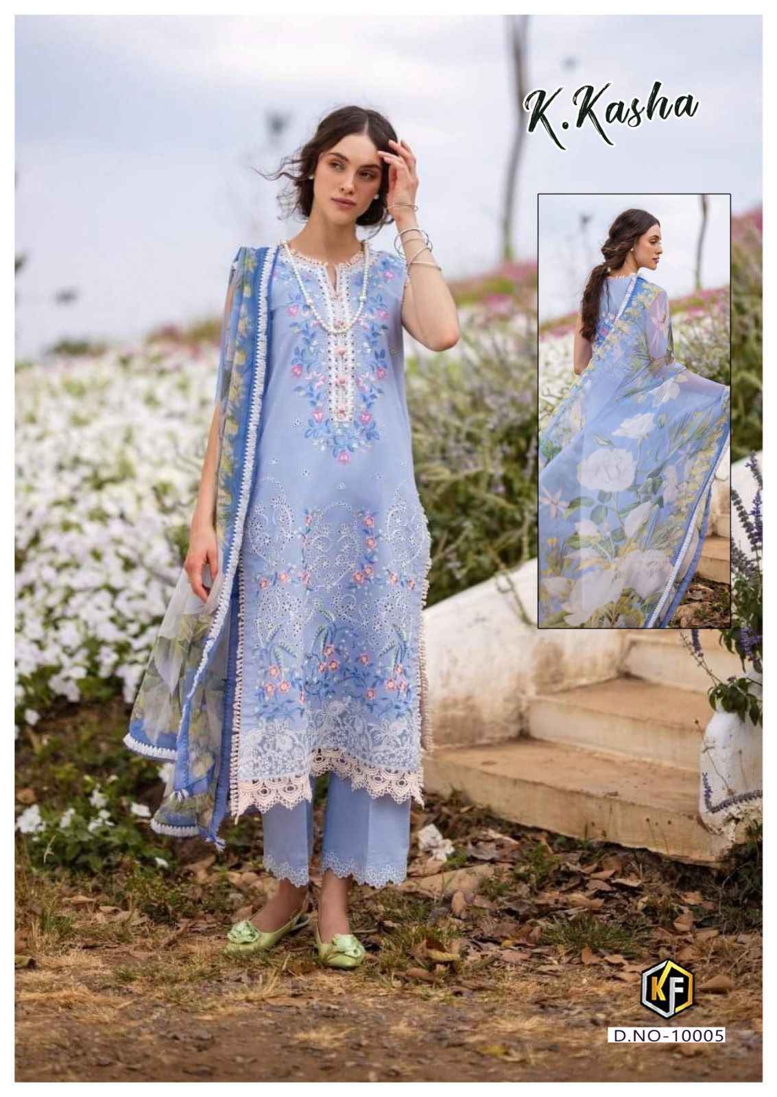 Keval Fab K Kasha Vol-10 Cotton Dress Material (6 pc Cataloge)