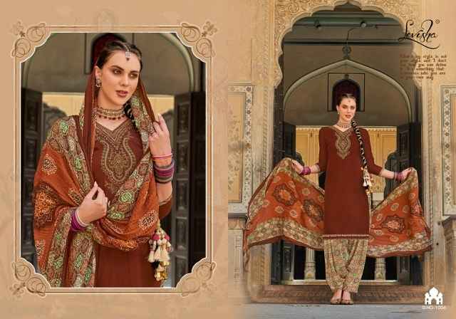 Levisha Nikhal Pure Viscose Patiyala Dress Material (6 pcs Catalogue)