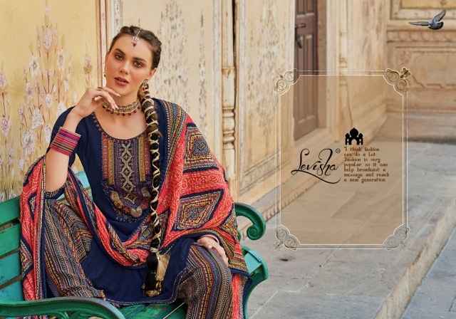 Levisha Nikhal Pure Viscose Patiyala Dress Material (6 pcs Catalogue)