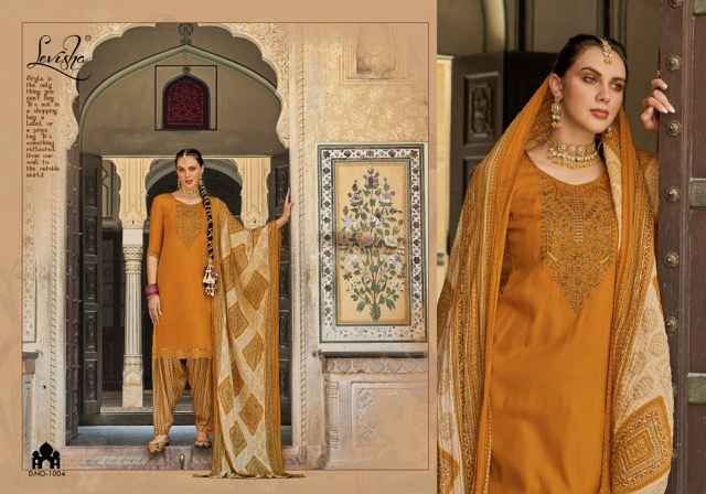 Levisha Nikhal Pure Viscose Patiyala Dress Material (6 pcs Catalogue)