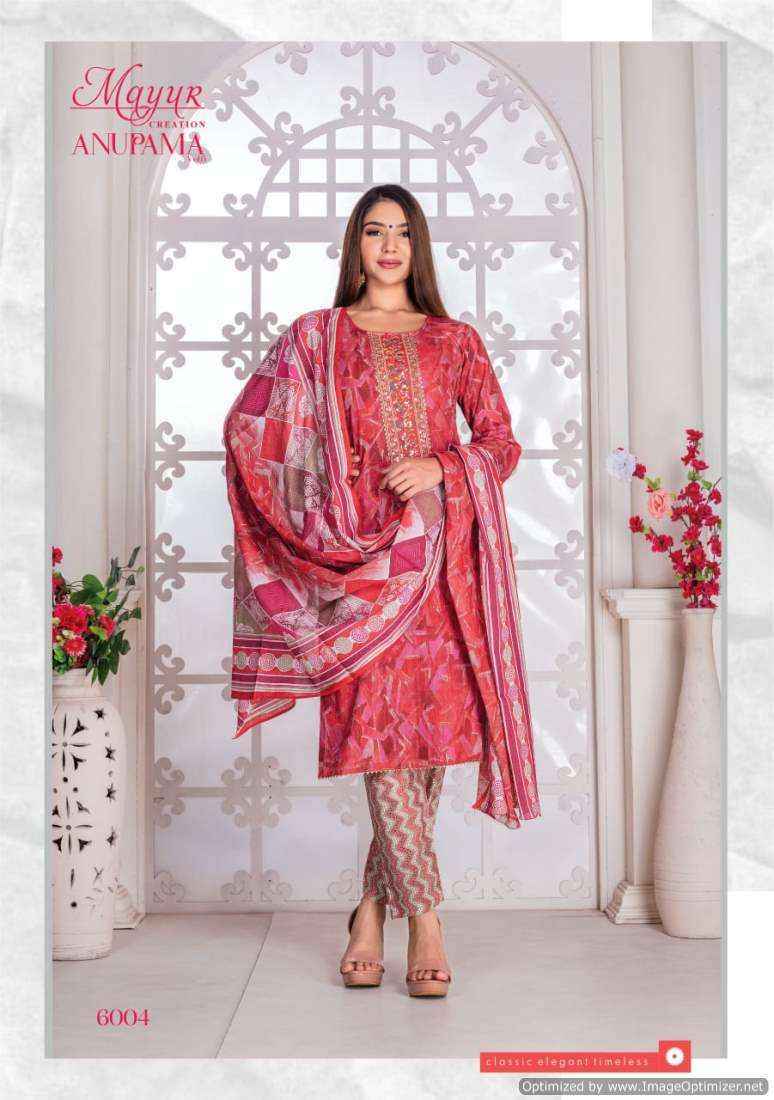 Mayur Anupama Vol 6 Cotton Dress Material 10 pcs Catalogue