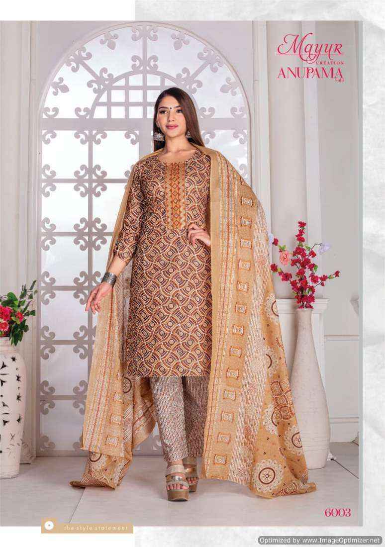 Mayur Anupama Vol 6 Cotton Dress Material 10 pcs Catalogue