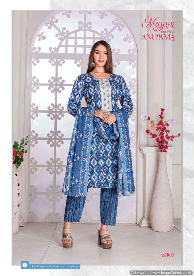 Mayur Anupama Vol 6 Cotton Dress Material 10 pcs Catalogue