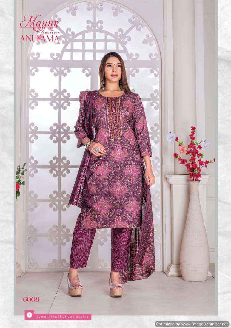 Mayur Anupama Vol 6 Cotton Dress Material 10 pcs Catalogue