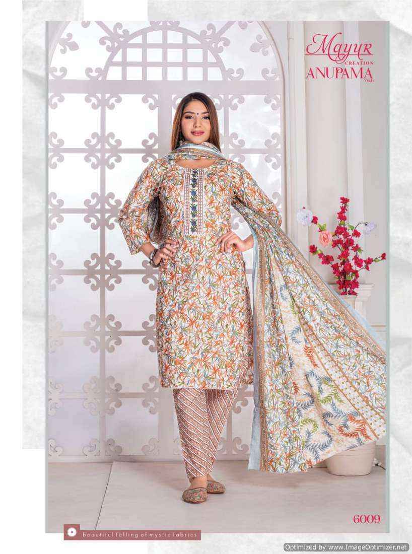 Mayur Anupama Vol 6 Cotton Dress Material 10 pcs Catalogue