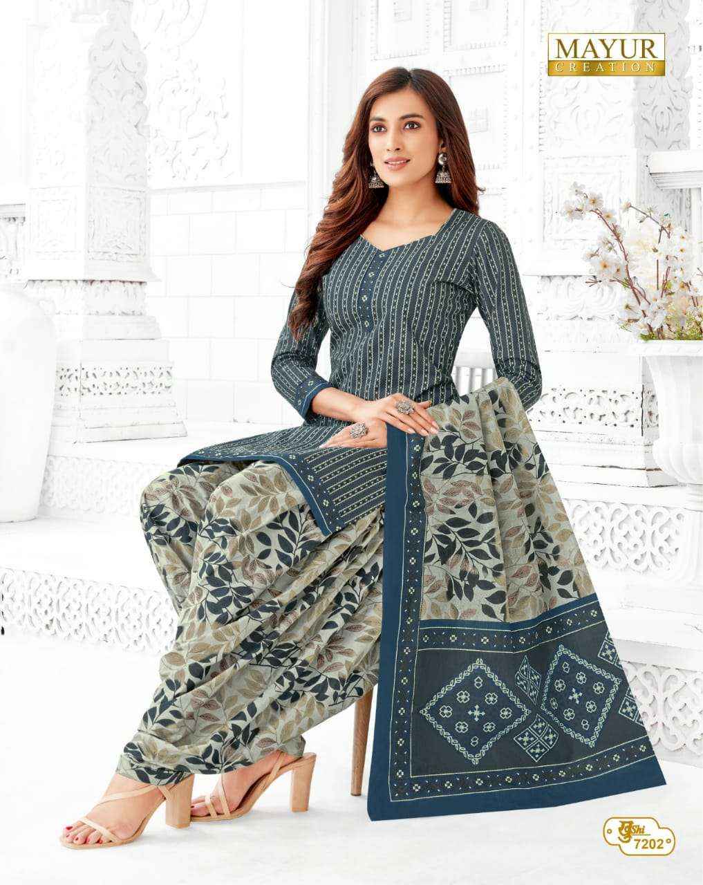 Ladies cotton dress materials outlet