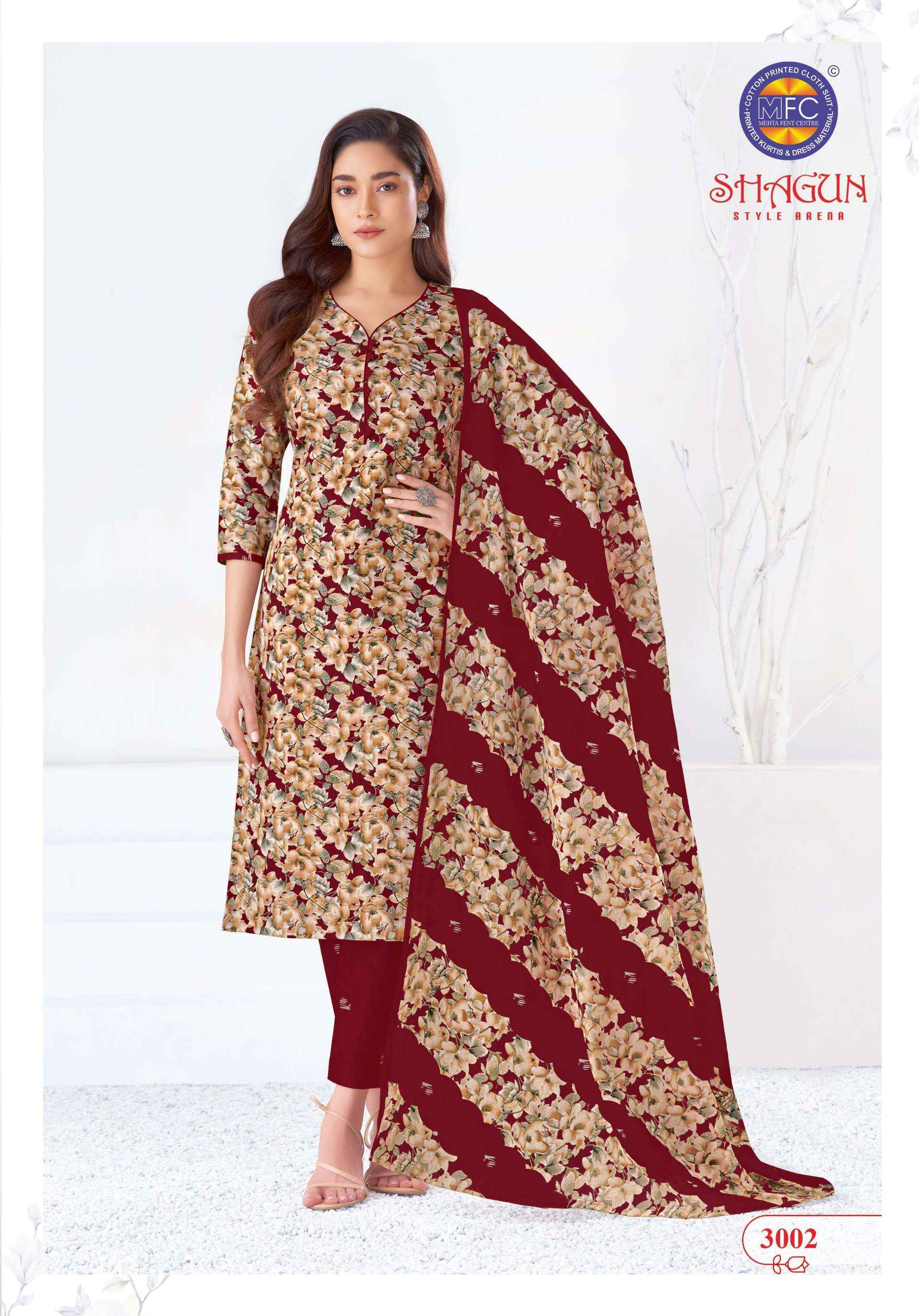 MFC Shagun Vol 30 Cotton Dress Material 20 pcs Catalogue