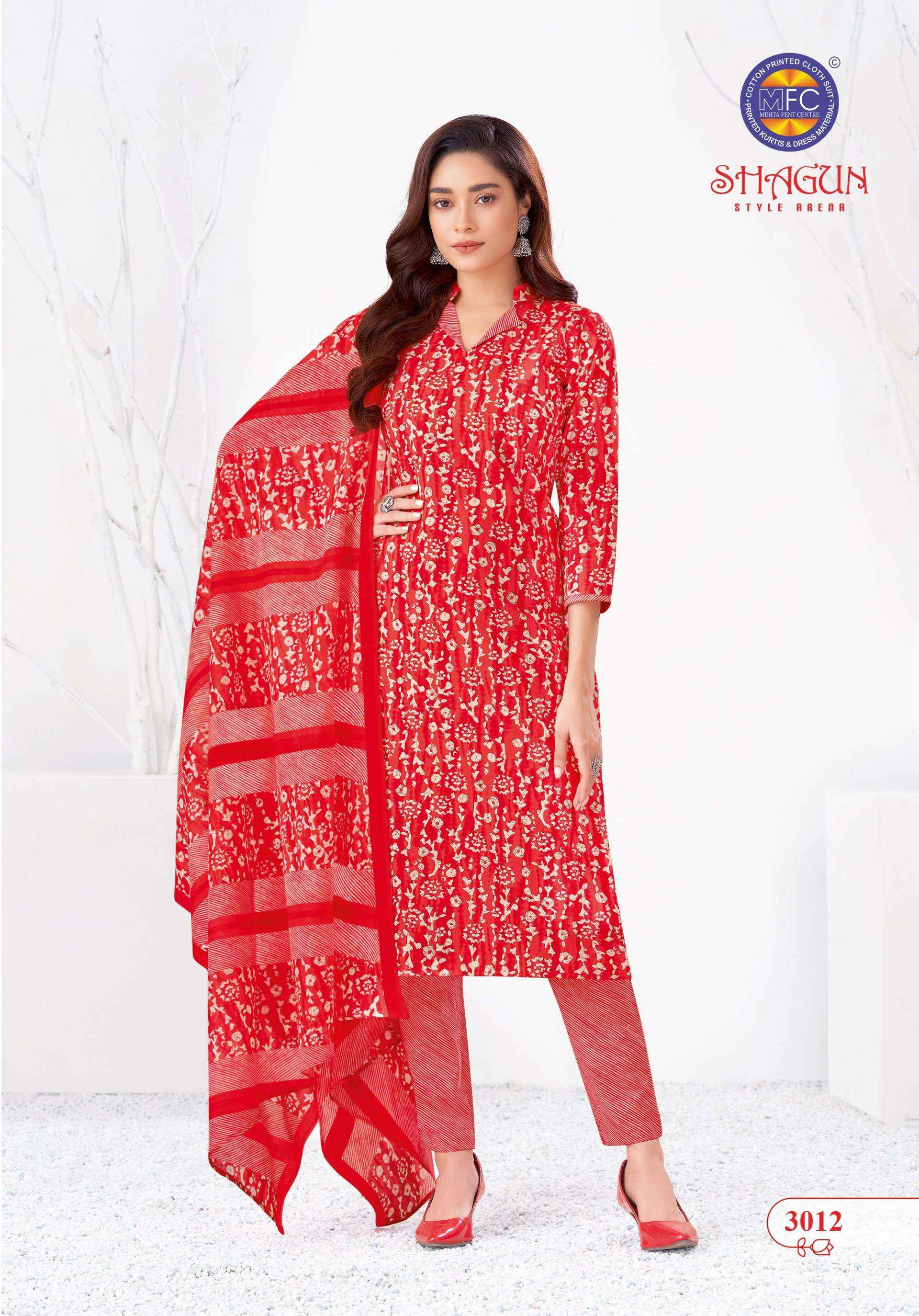 MFC Shagun Vol 30 Cotton Dress Material 20 pcs Catalogue