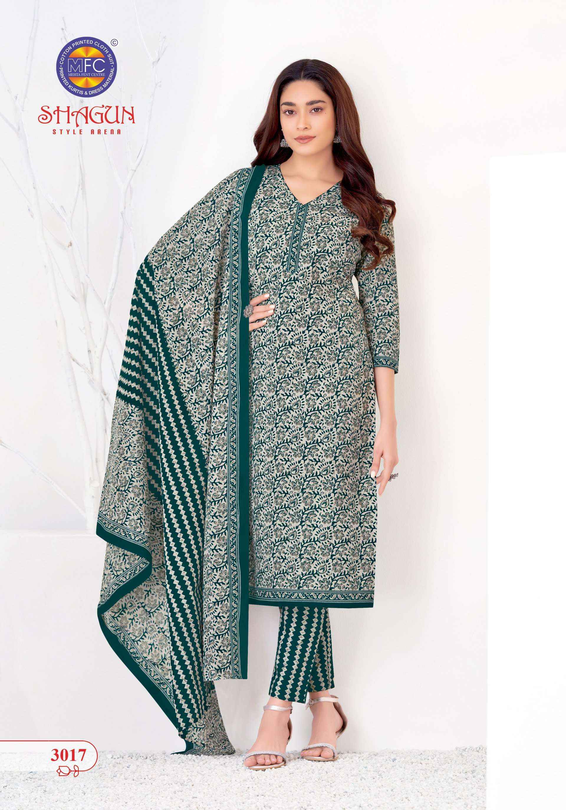 MFC Shagun Vol 30 Cotton Dress Material 20 pcs Catalogue