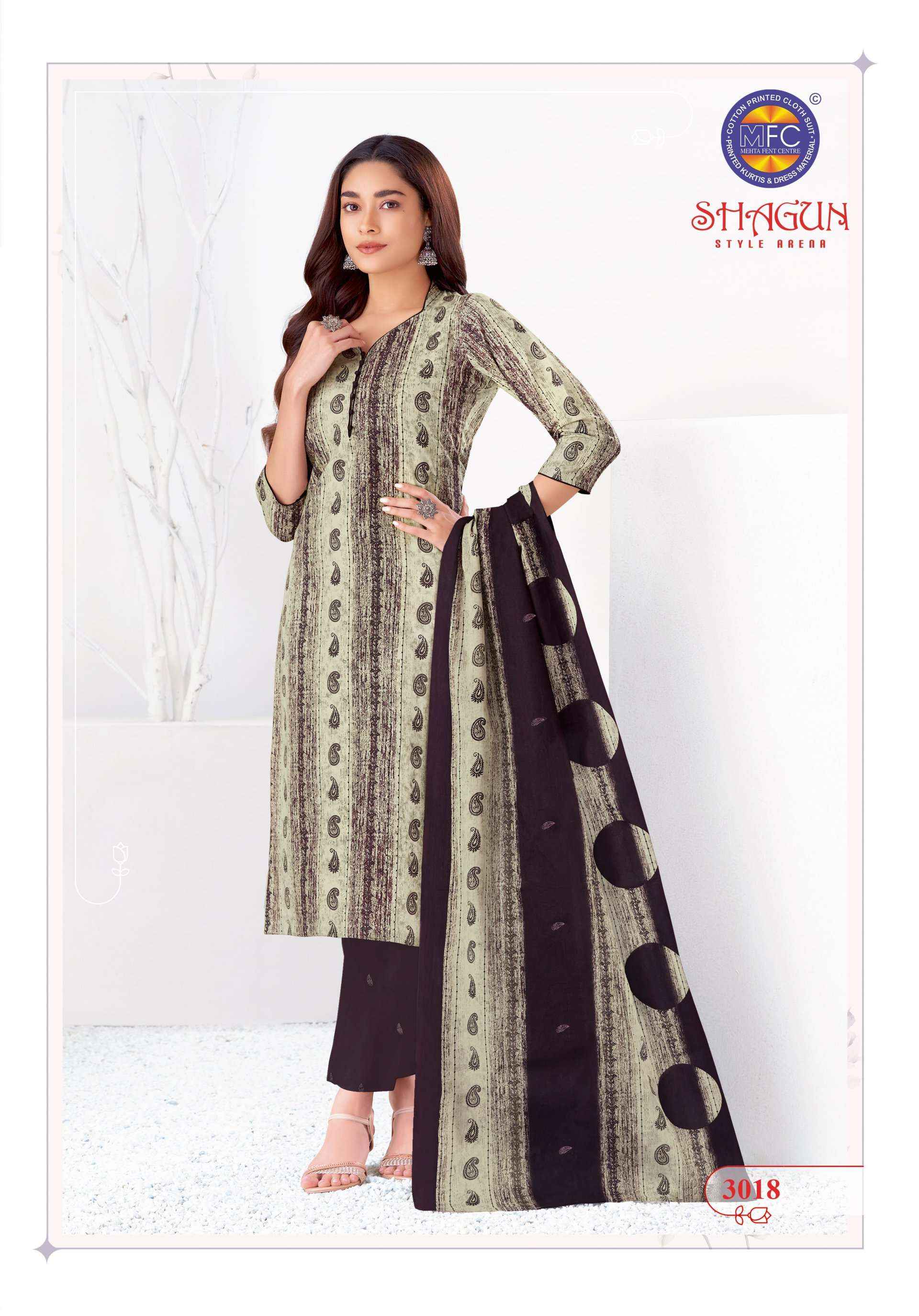 MFC Shagun Vol 30 Cotton Dress Material 20 pcs Catalogue