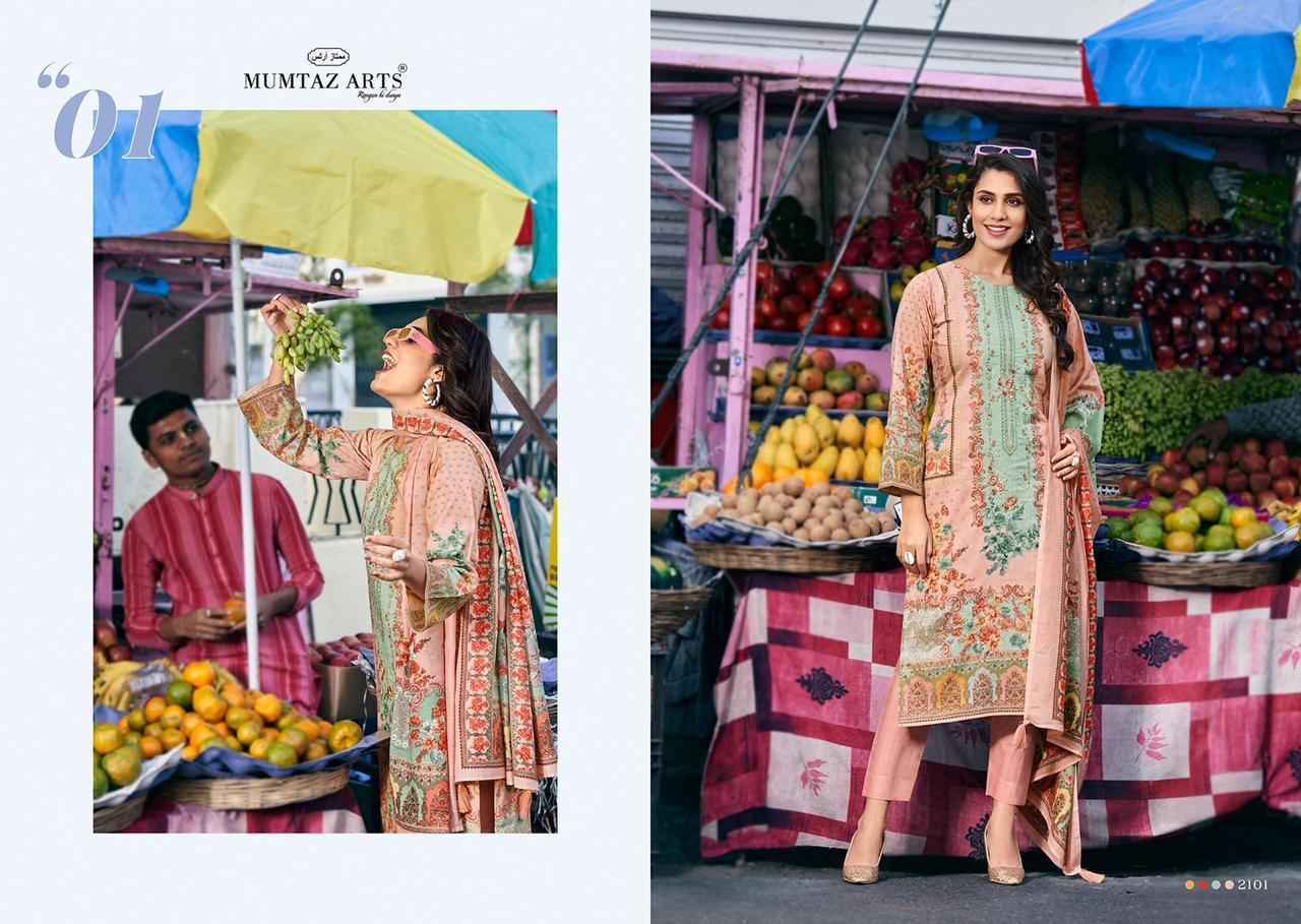 Mumtaz Arts Fashion Bazar Coton Dress Material 4 pcs Catalogue