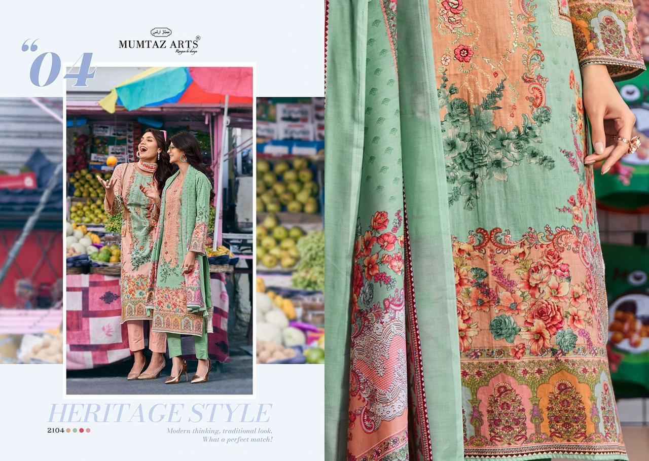 Mumtaz Arts Fashion Bazar Coton Dress Material 4 pcs Catalogue
