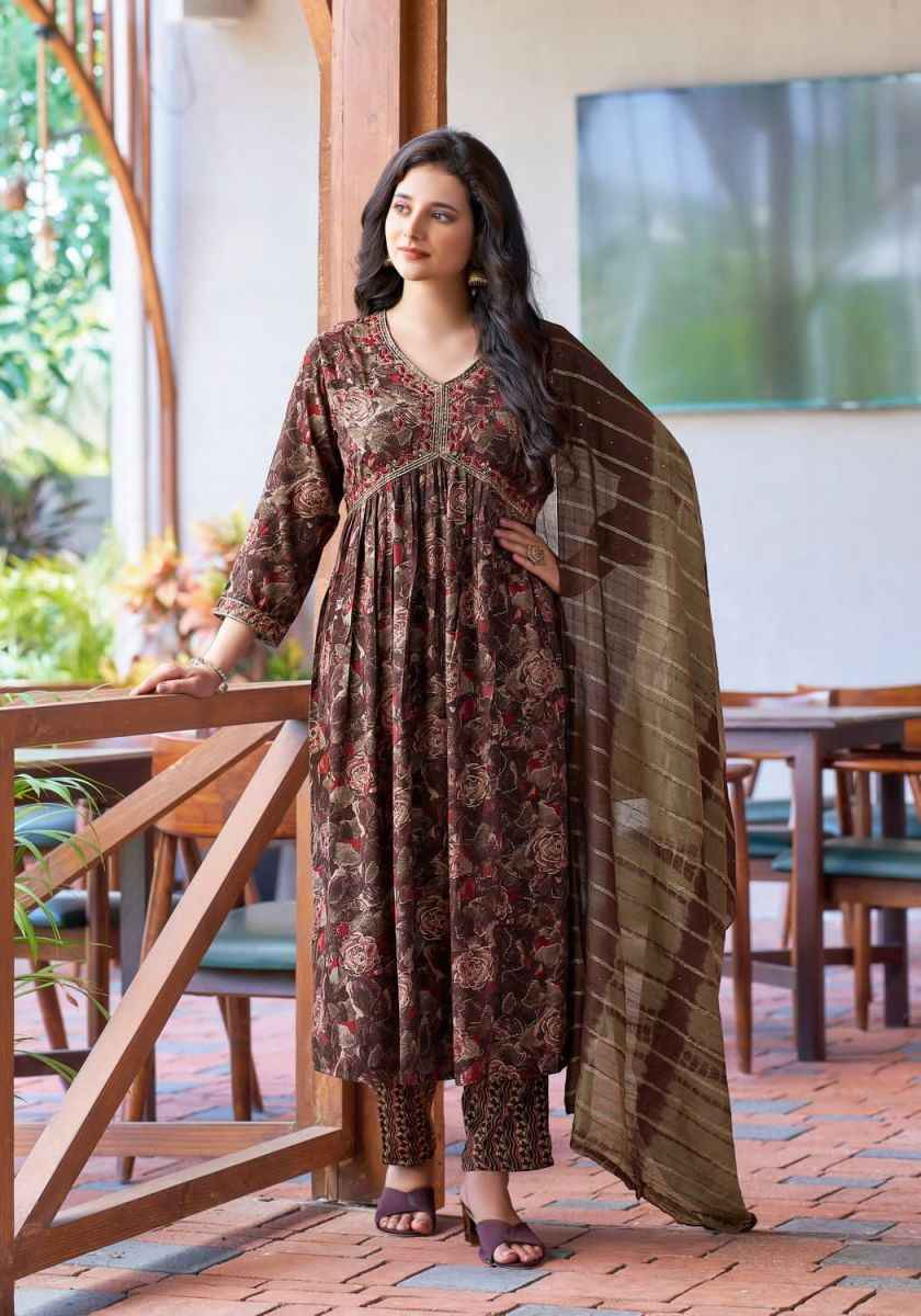 Mystic 9 Heena Vol-3 Rayon Readymade Suit (8 pcs Catalogue)