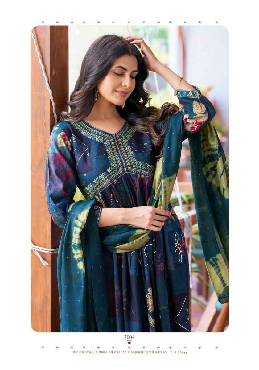 Mystic 9 Heena Vol-3 Rayon Readymade Suit (8 pcs Catalogue)