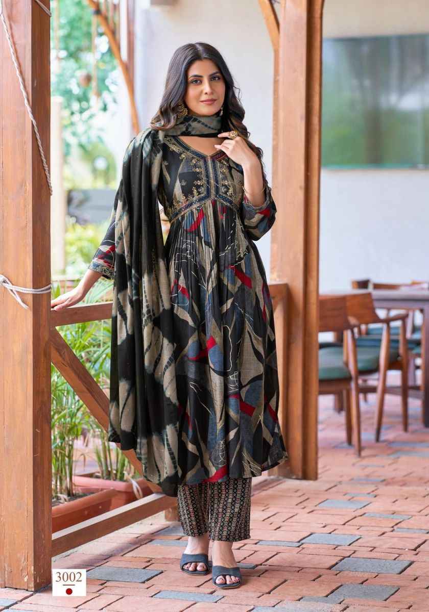 Mystic 9 Heena Vol-3 Rayon Readymade Suit (8 pcs Catalogue)