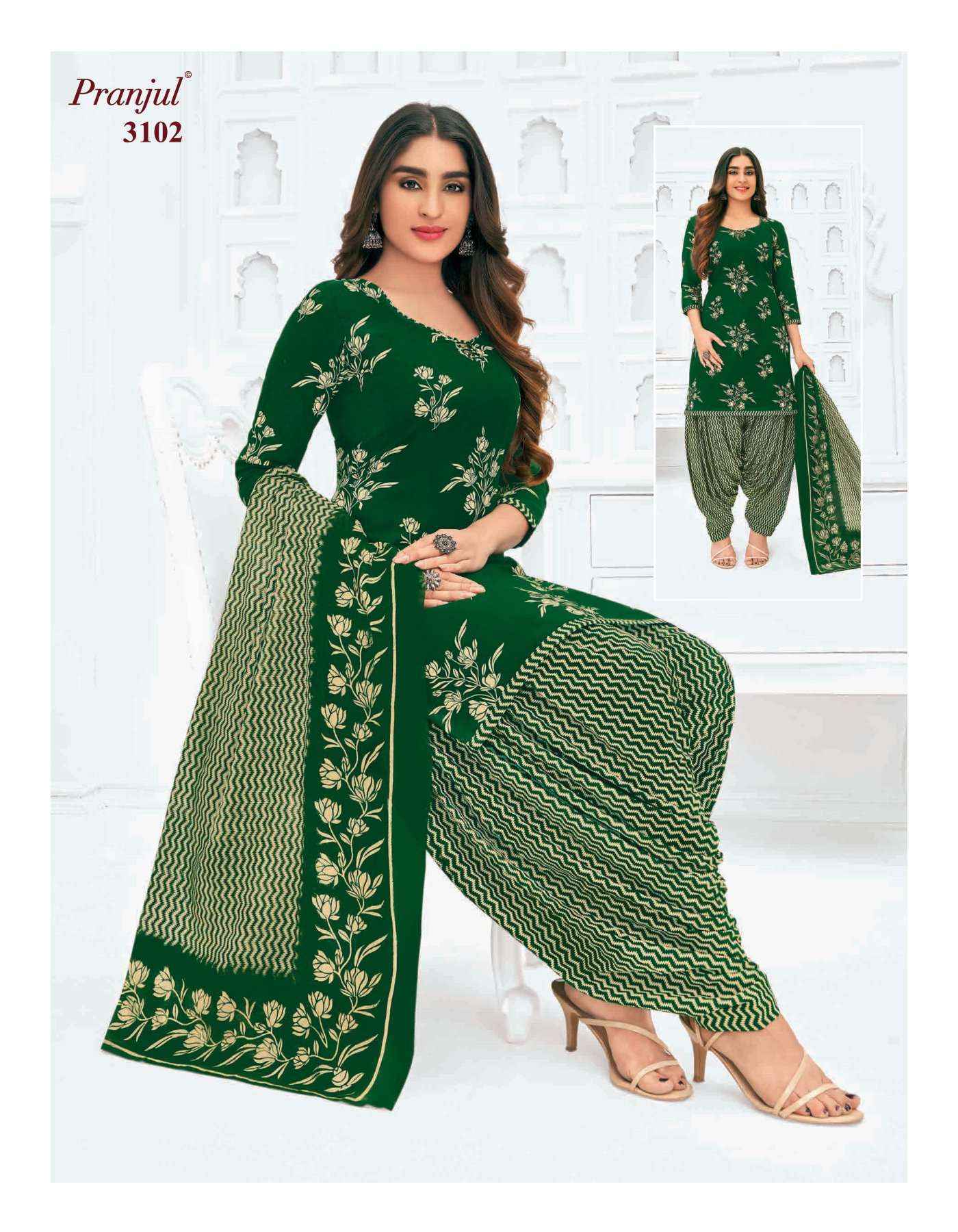 Pranjul Priyanshi Vol 31 Cotton Dress Material 36 pcs Catalogue