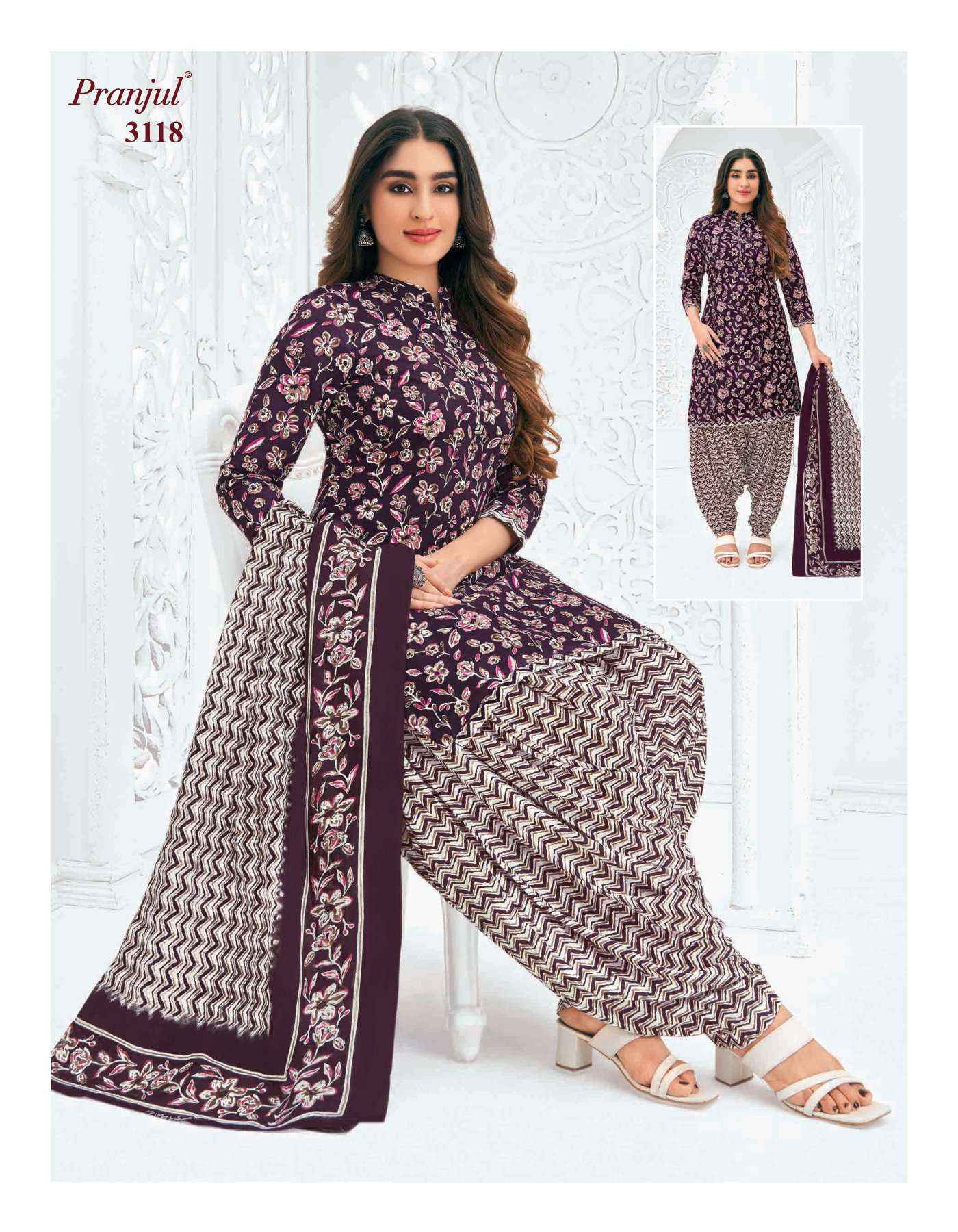 Pranjul cotton dress readymade clearance