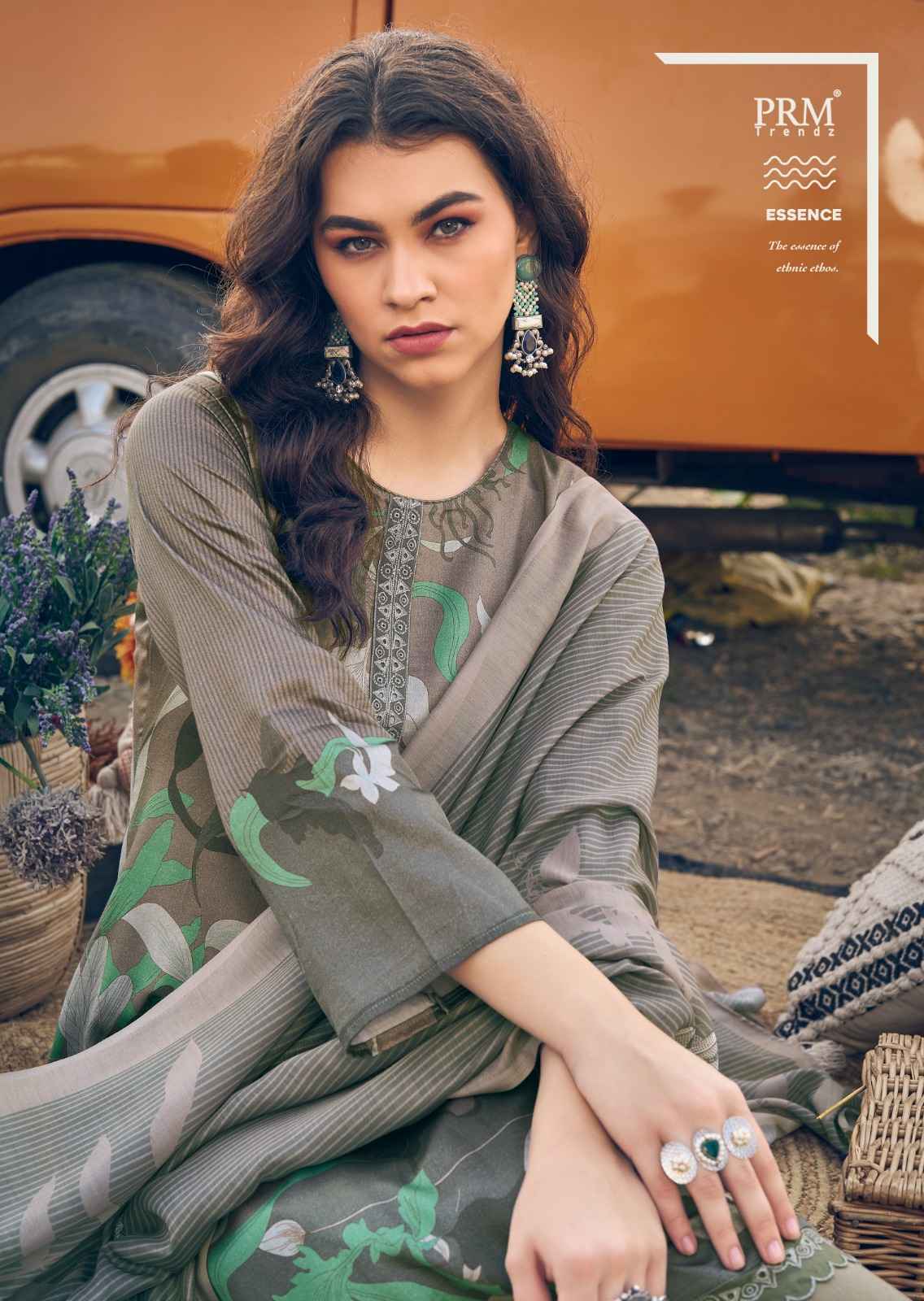 PRM Trendz Serein Vol-2 Pure Jam Cotton Dress Material (8 pcs Catalogue)