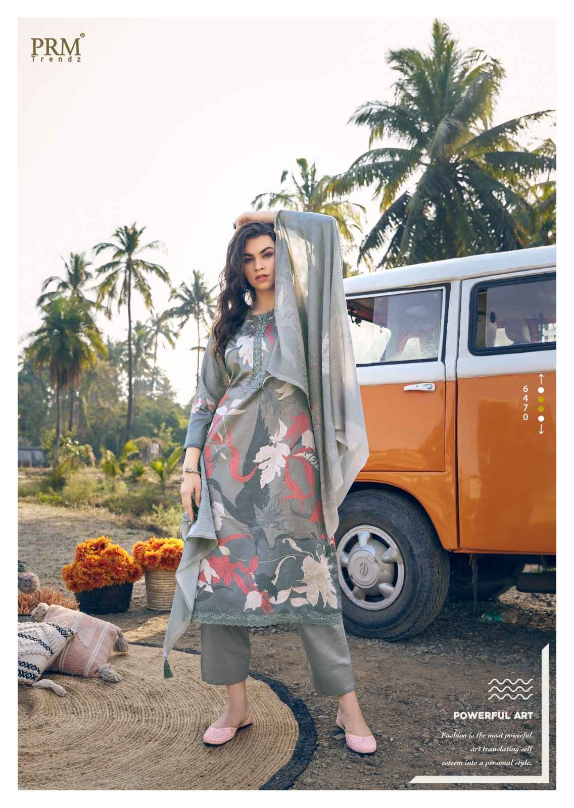 PRM Trendz Serein Vol-2 Pure Jam Cotton Dress Material (8 pcs Catalogue)