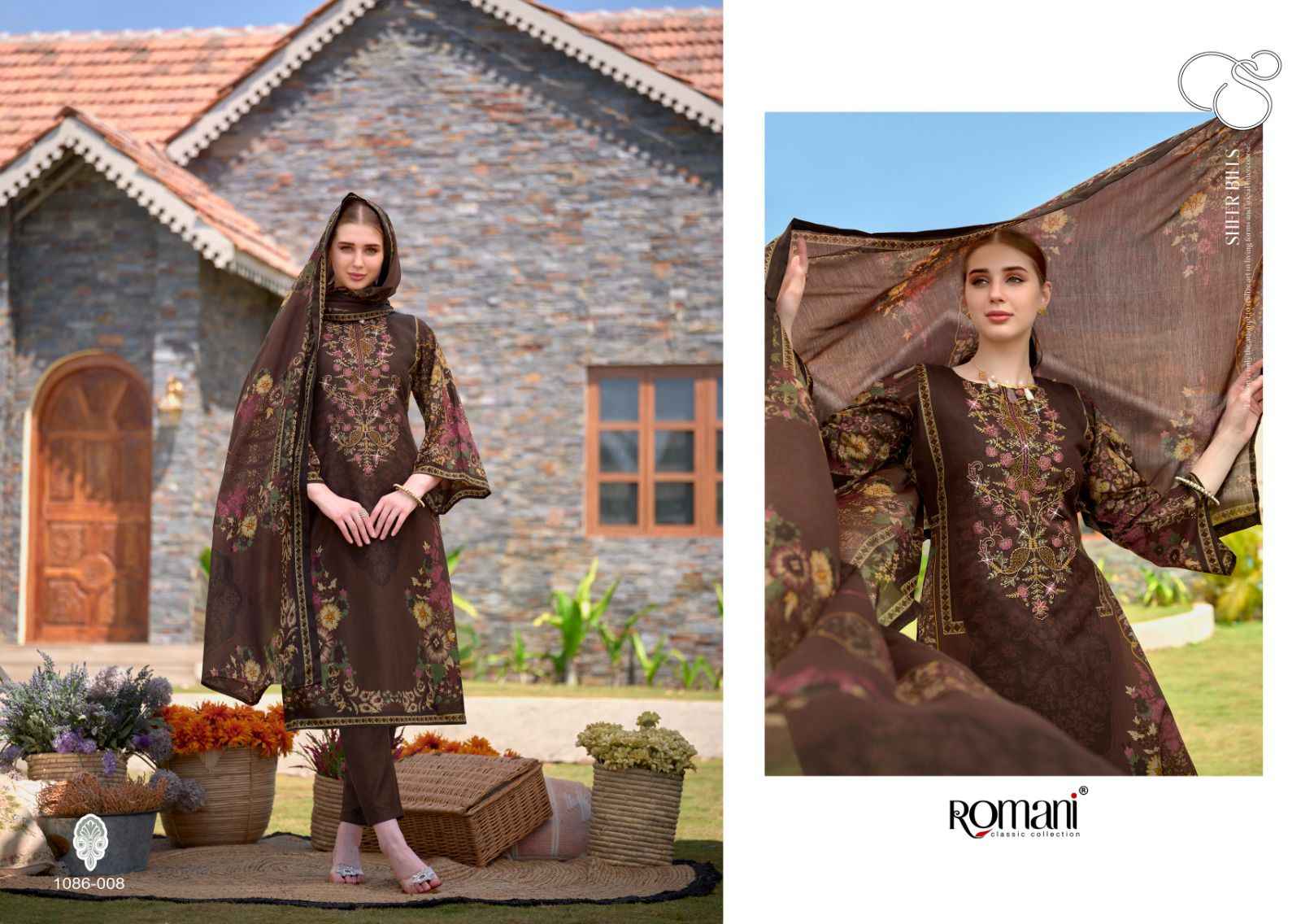 Romani Aarzu Vol-3 Cotton Dress Material (08 pcs Catalogue)