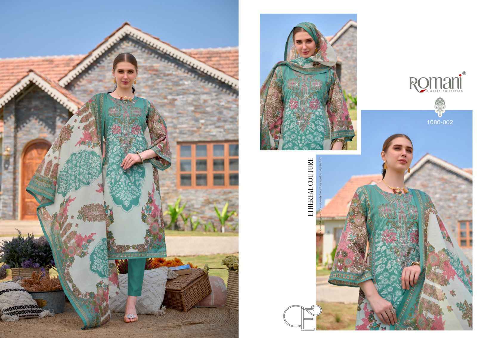 Romani Aarzu Vol-3 Cotton Dress Material (08 pcs Catalogue)