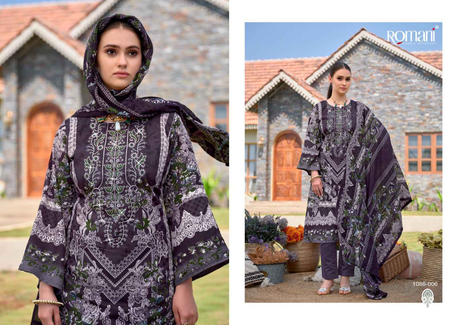 Romani Aarzu Vol-3 Cotton Dress Material (08 pcs Catalogue)