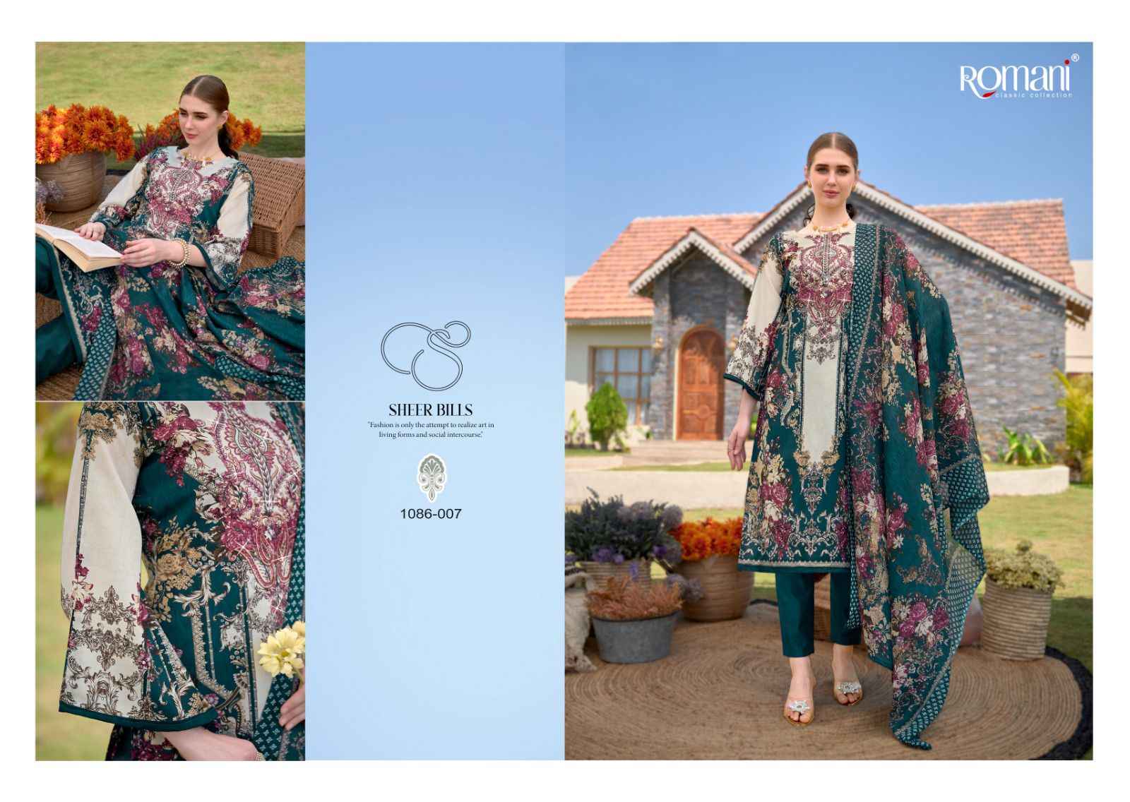 Romani Aarzu Vol-3 Cotton Dress Material (08 pcs Catalogue)