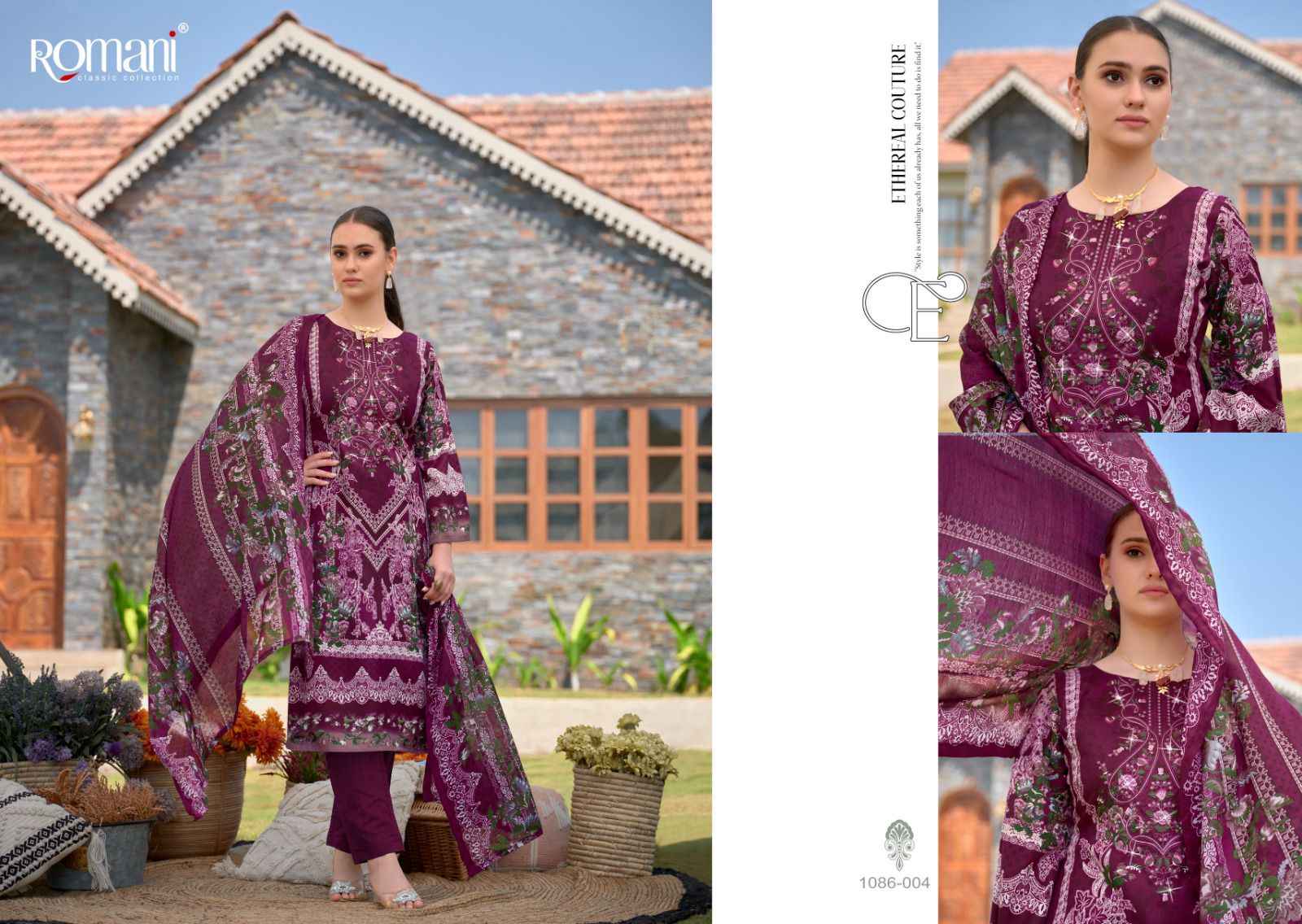 Romani Aarzu Vol-3 Cotton Dress Material (08 pcs Catalogue)