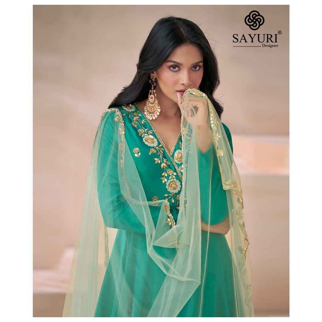 Sayuri Designer Diva Readymade Silk Dress 3 pcs Catalogue