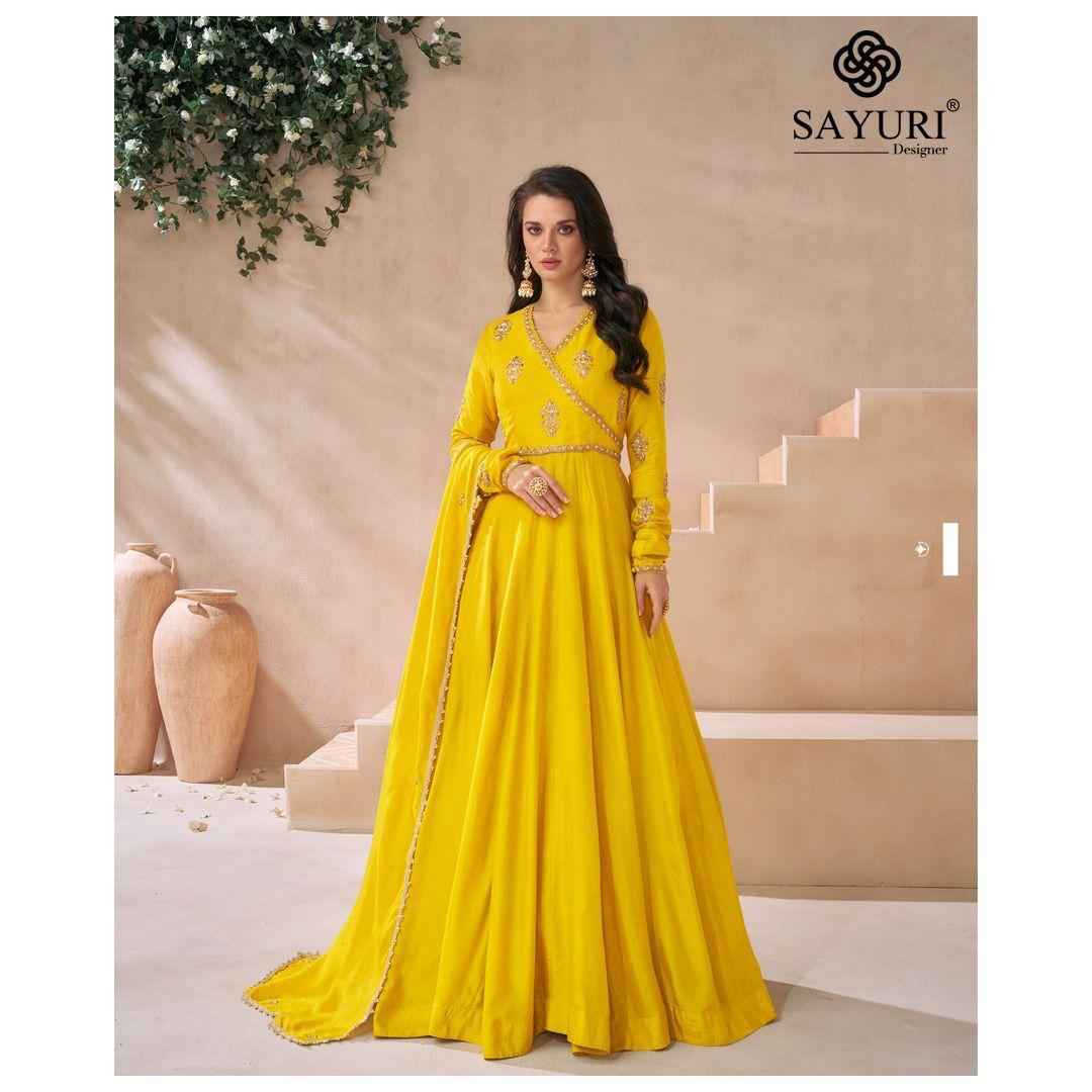 Sayuri Designer Diva Readymade Silk Dress 3 pcs Catalogue