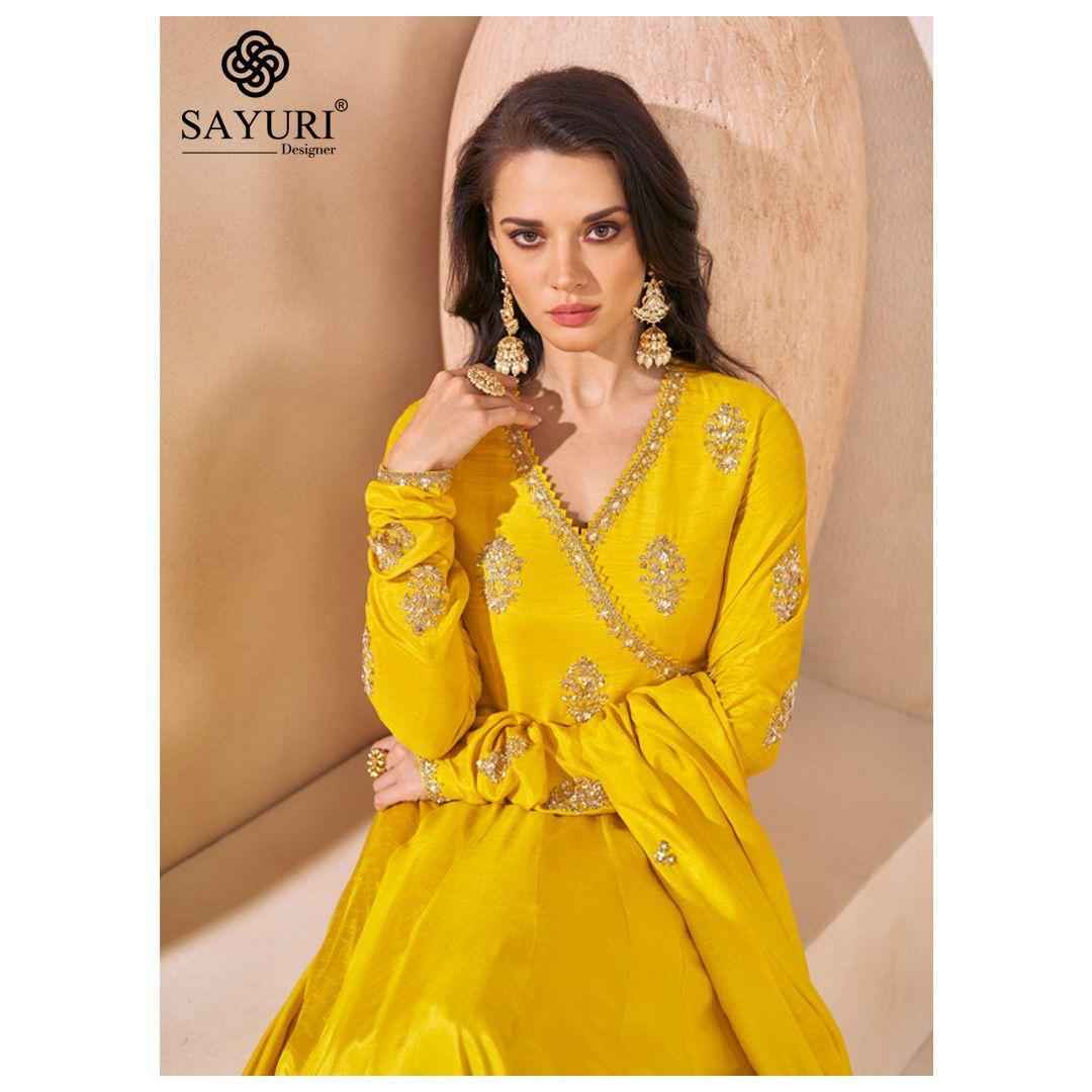 Sayuri Designer Diva Readymade Silk Dress 3 pcs Catalogue