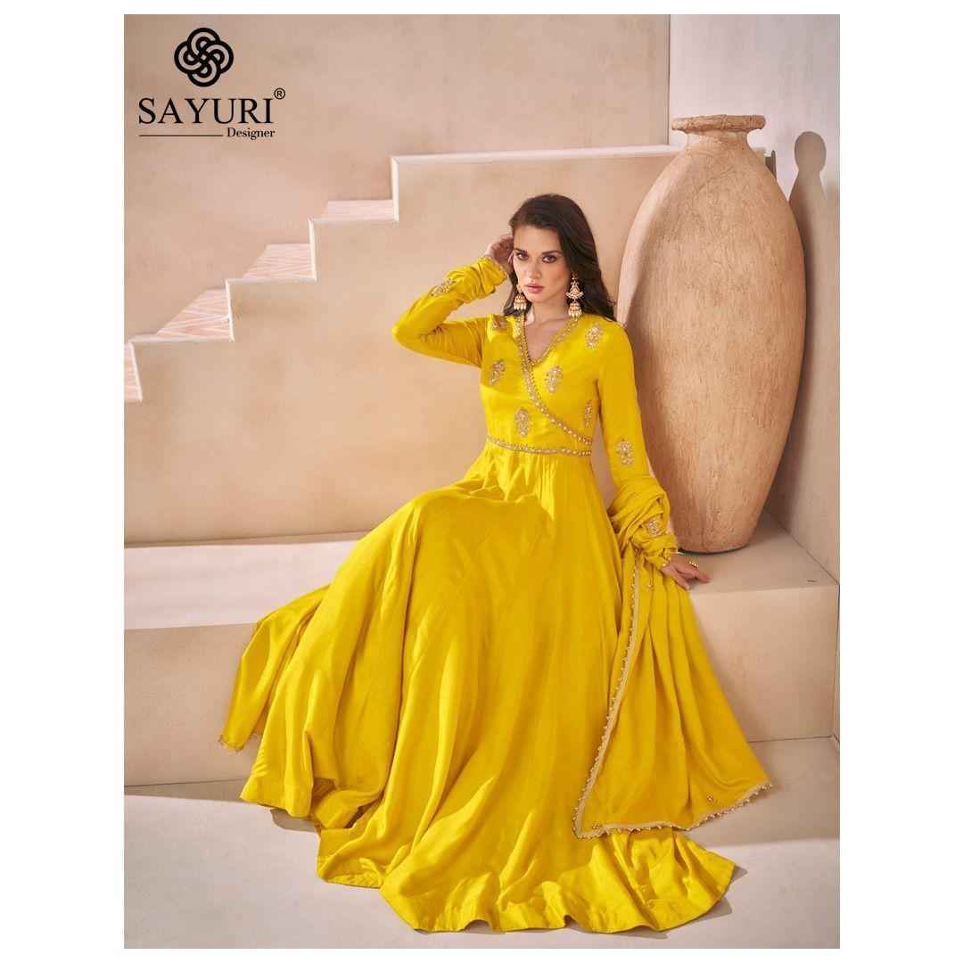 Sayuri Designer Diva Readymade Silk Dress 3 pcs Catalogue