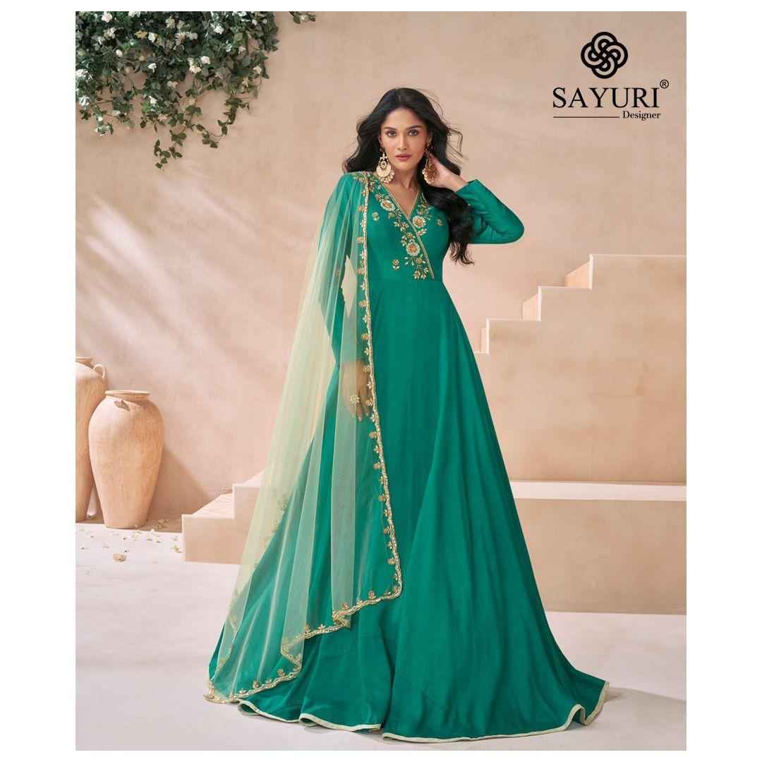Sayuri Designer Diva Readymade Silk Dress 3 pcs Catalogue