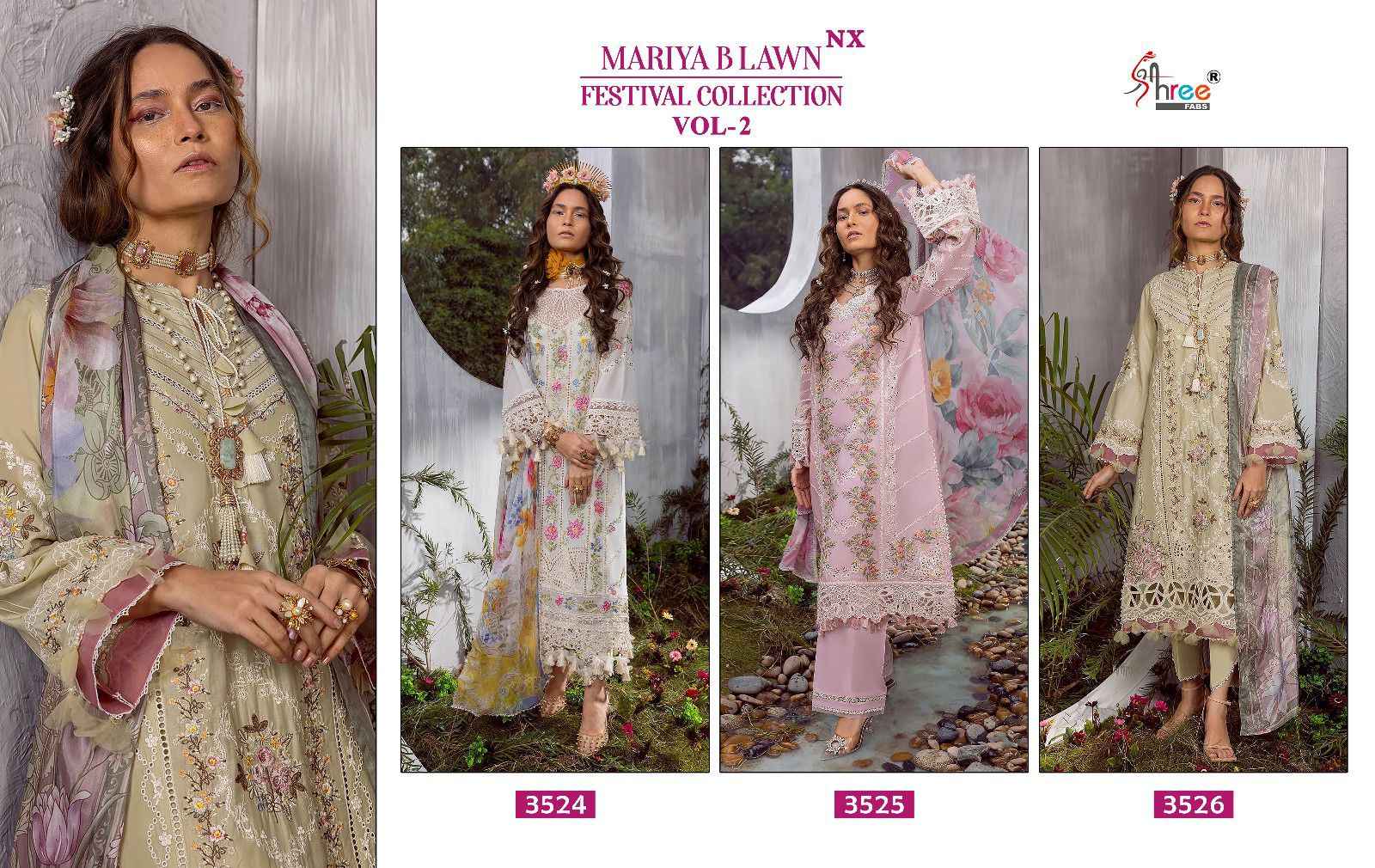 Shree Fab Mariya B Lawn Festival Collection Vol-2 NX Dress Material (3 pcs Catalogue)
