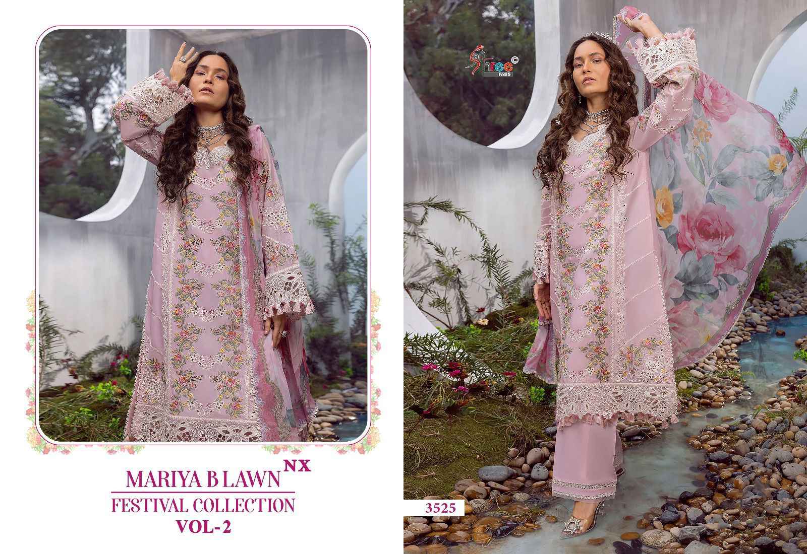 Shree Fab Mariya B Lawn Festival Collection Vol-2 NX Dress Material (3 pcs Catalogue)
