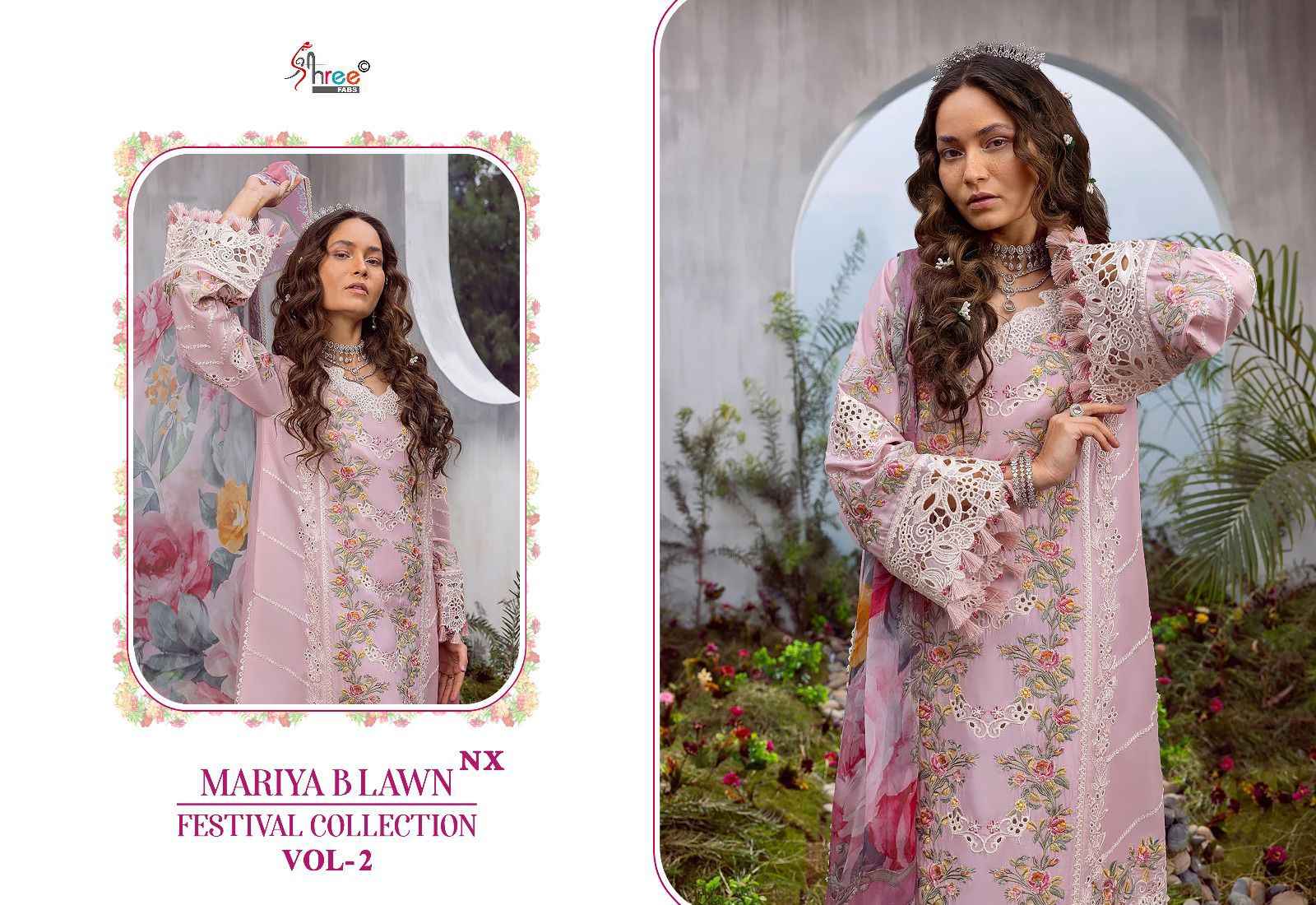 Shree Fab Mariya B Lawn Festival Collection Vol-2 NX Dress Material (3 pcs Catalogue)
