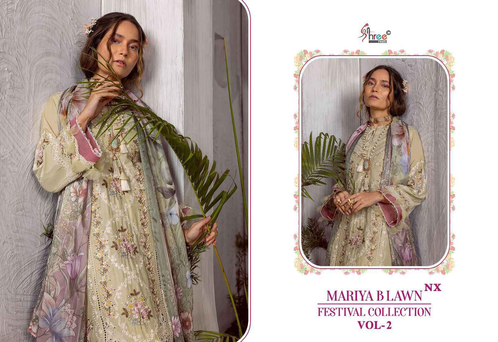 Shree Fab Mariya B Lawn Festival Collection Vol-2 NX Dress Material (3 pcs Catalogue)